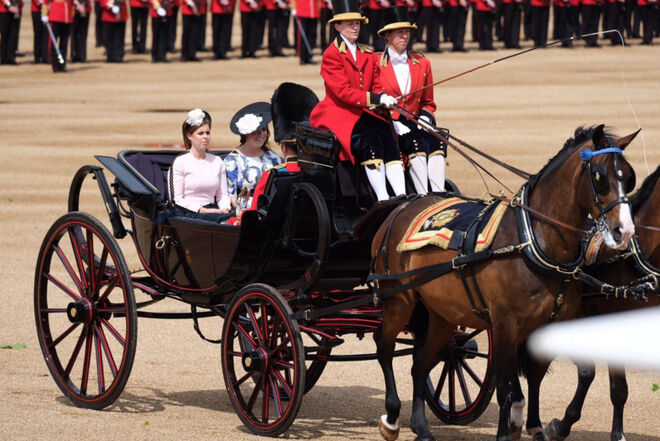 As princesas Eugenie e Beatrice
