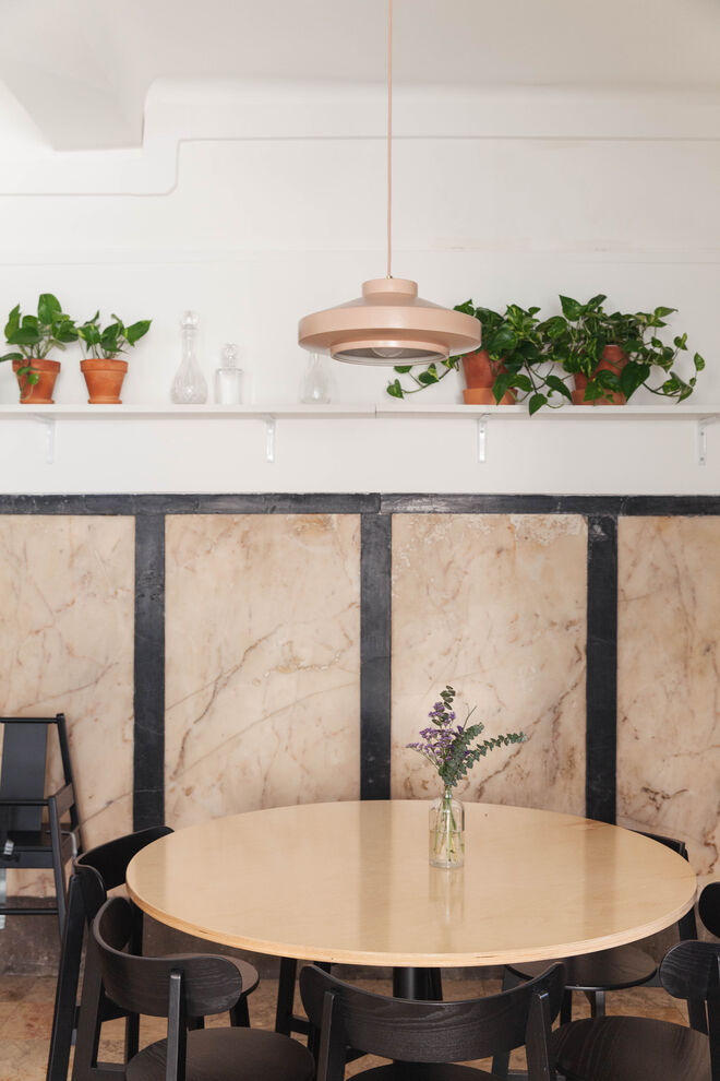 Escalfado, em Santos