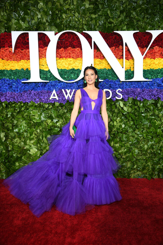 Lucy Liu em Christian Siriano