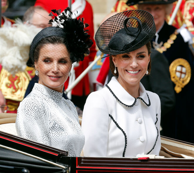 Rainha Letizia e Kate Middleton 
