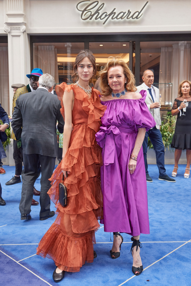 Alexa Chung e Caroline Scheufele