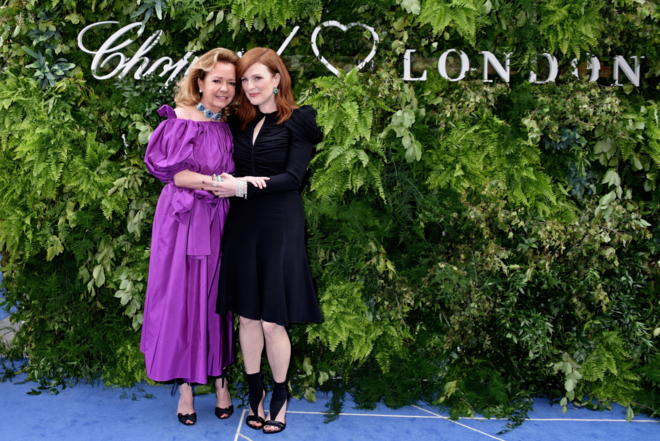 Caroline Scheufele e Julianne Moore