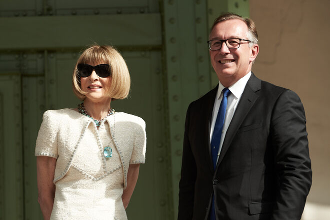 Anna Wintour e Bruno Pavlovsky