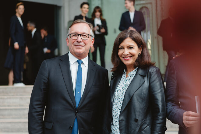 Bruno Pavlovsky e Anne Hidalgo
