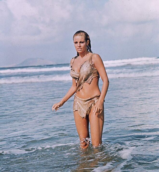 Raquel Welch no filme Um Milhão de Anos Antes de Cristo (1969).