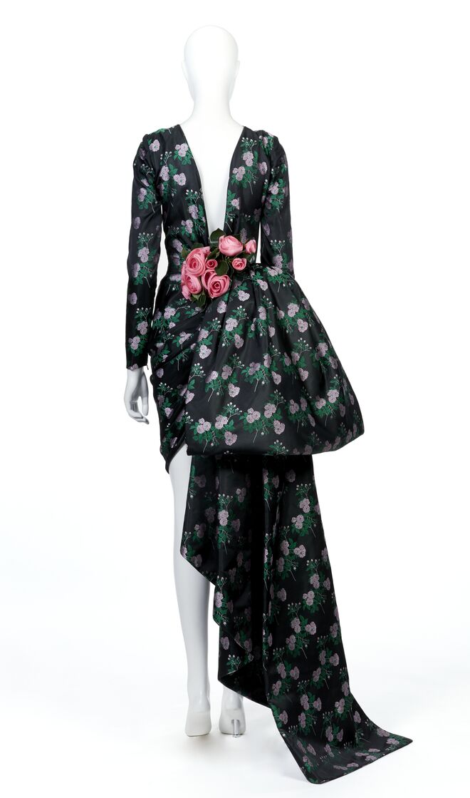 Vestido de noite de Jean Patou por Christian Lacroix, Alta Costura outono/inverno 1986-87.