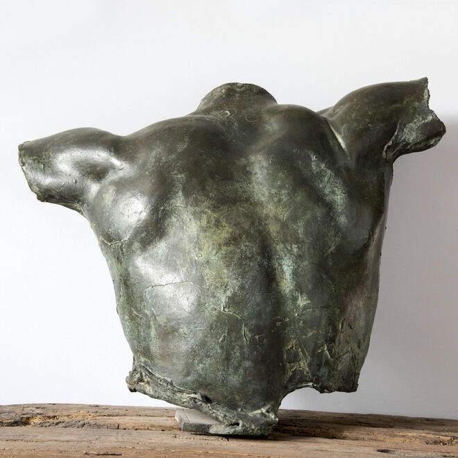 Molde das costas de Bourdelle, em bronze, anónimo, cerca de 1895.