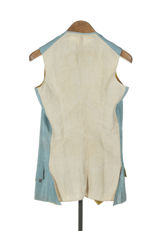 Colete francês de cerca de 1770-1775.