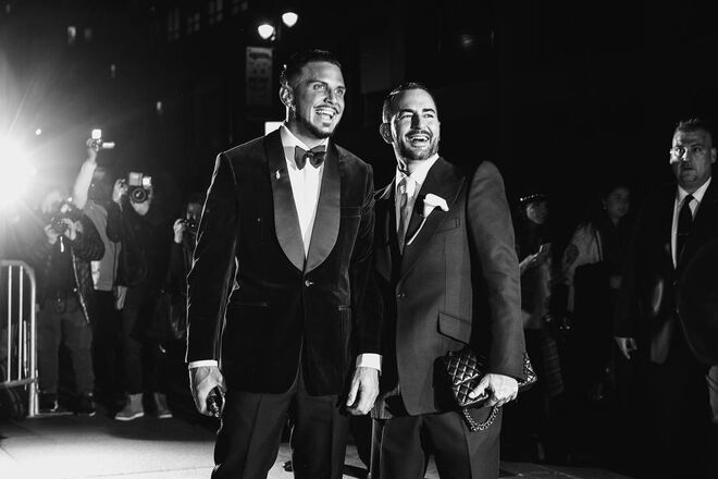 Marc Jacobs e Char DeFrancesco em Nova Ioque, a 6 de abril de 2019
