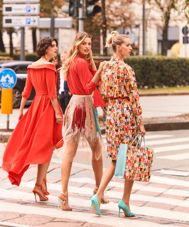 Campanha da coleção cápsula de Elisabetta Franchi