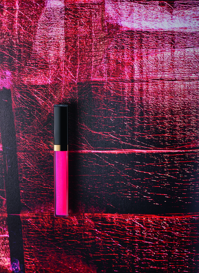 Rouge Coco Gloss no tom 822 Aurora, Chanel, disponível apenas no Japão