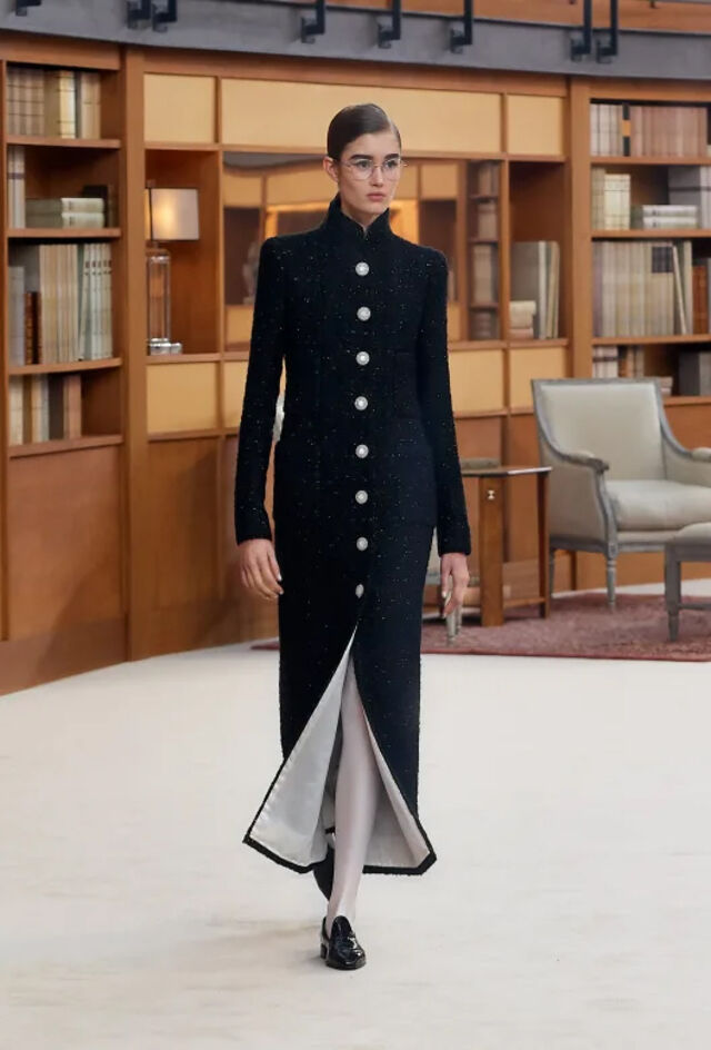Desfile Chanel para a coleção outono/inverno 2019/2020 na Semana da Moda da Alta-Costura em Paris