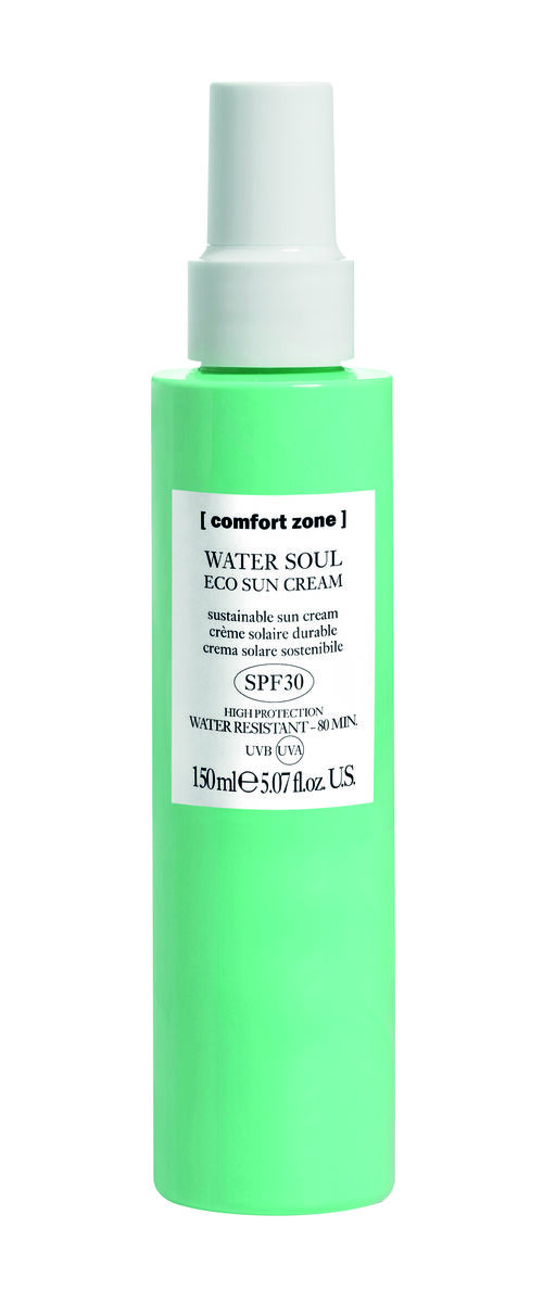 Water Soul Eco Sun Cream SPF30, €32, Comfort Zone