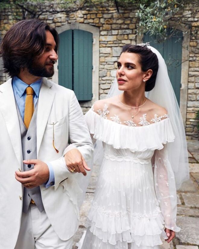 Charlotte Casiraghi e Dimitri Rassam na Provença, França, a 29 de junho de 2019
