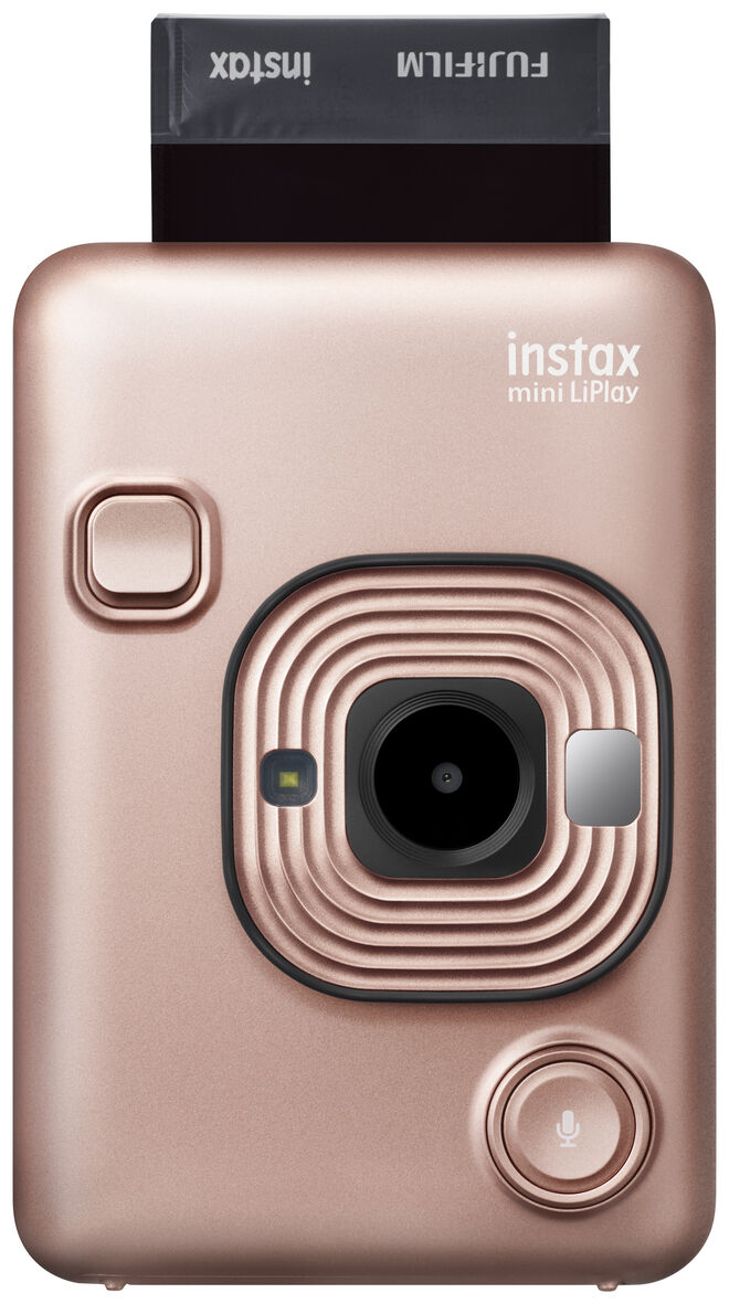 Instax mini LiPlay blush gold, €169, Fujifilm