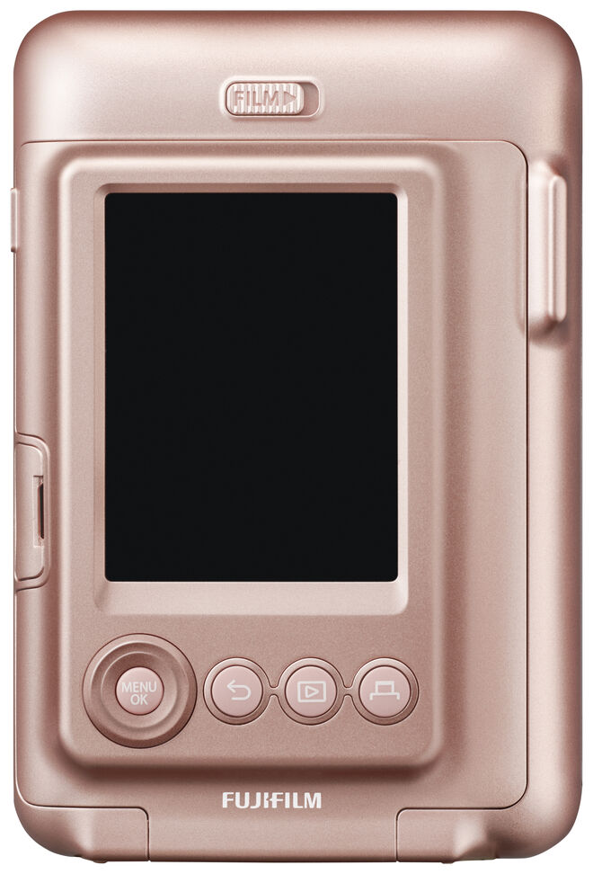 Instax mini LiPlay blush gold, €169, Fujifilm