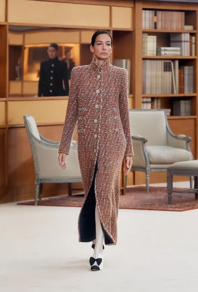 Desfile Chanel para a coleção outono/inverno 2019/2020 na Semana da Moda da Alta-Costura em Paris
