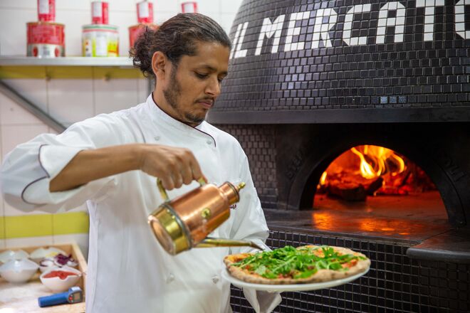 Para compreender a diferença de sabor das novas pizzas, só mesmo provando
