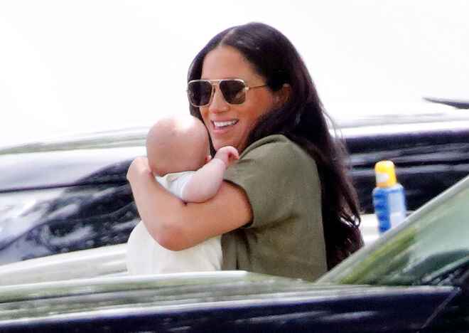 Meghan Markle com o filho Archie