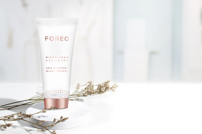 Micro-foam cleanser, 20 ml, €9,90, Foreo, em www.foreo.com, na Douglas, Sephora ou Skin.pt