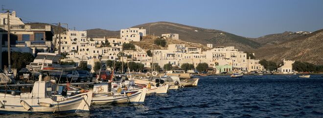 Tinos, uma das ilhas Cíclades, na Grécia. 