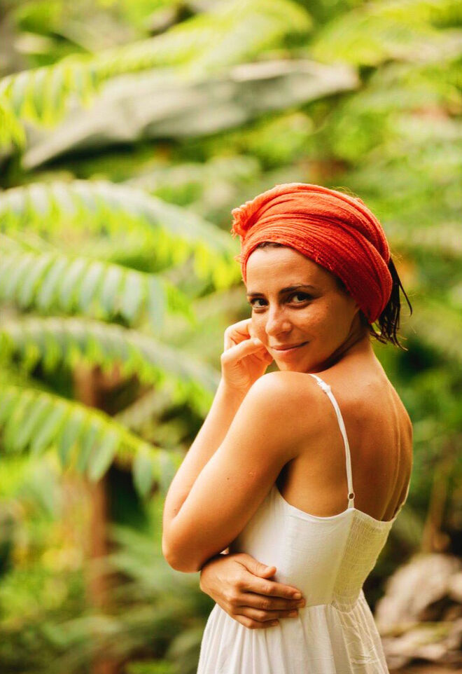 Teresa Tavares na Ilha do Príncipe