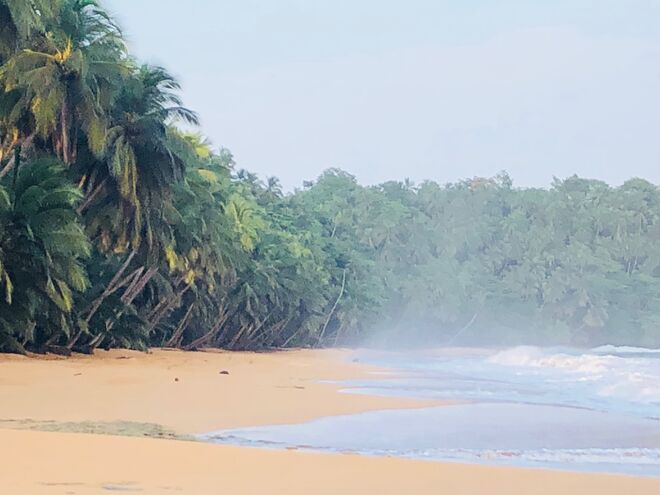 Teresa Tavares na Ilha do Príncipe