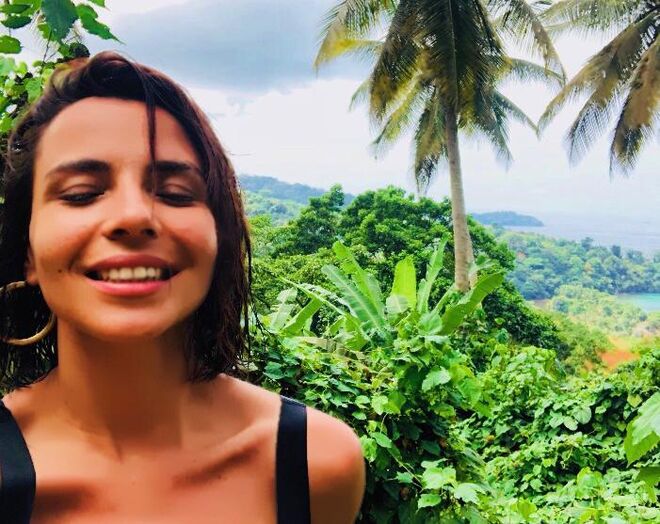 Teresa Tavares na Ilha do Príncipe