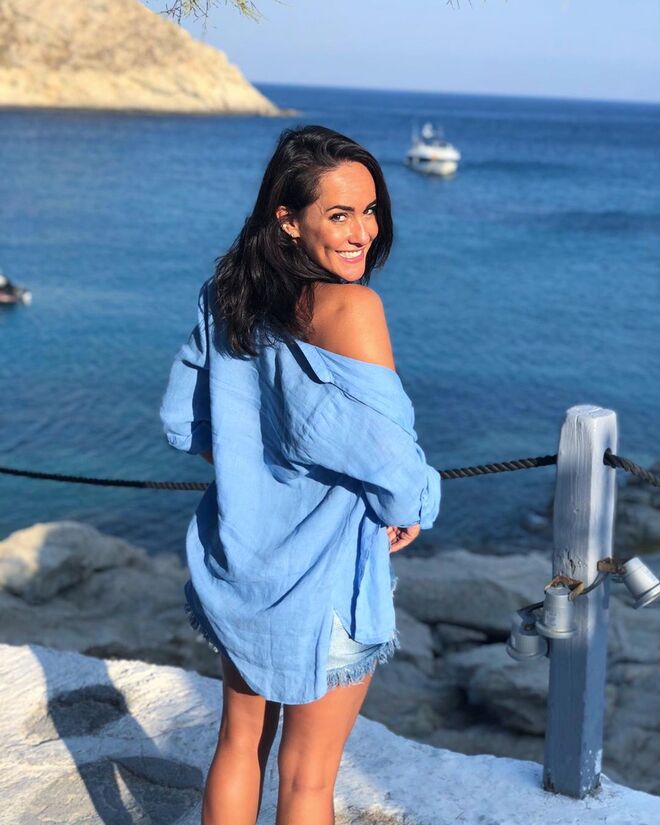 Francisca Pereira em Mykonos, Grécia
