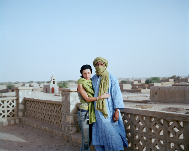 Pauliana Valente Pimentel na cidade de Timbuktu, em Mali