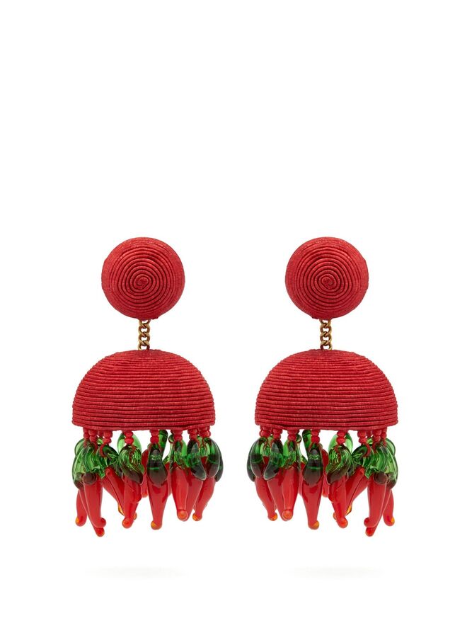 Brincos Paprika, €346, Dolce Gabbana