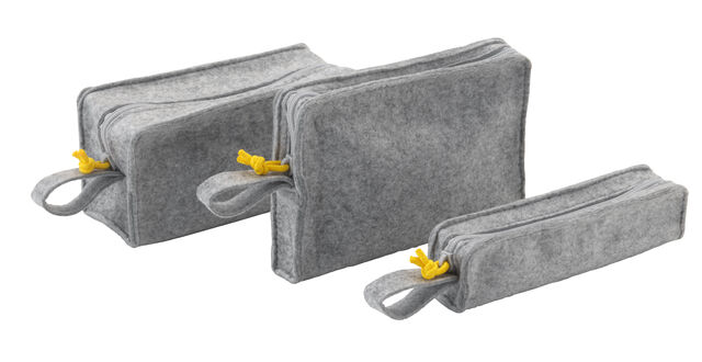 Bolsa para acessórios Knallbåge, conjunto com três, €3,50, Ikea