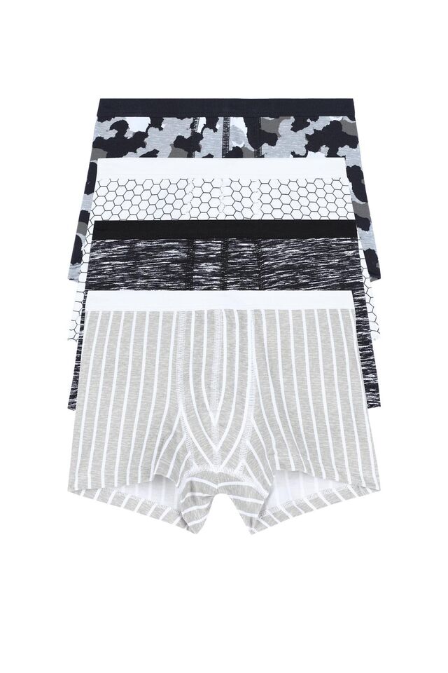 Pack 4 boxers de algodão, €9,99, Tezenis