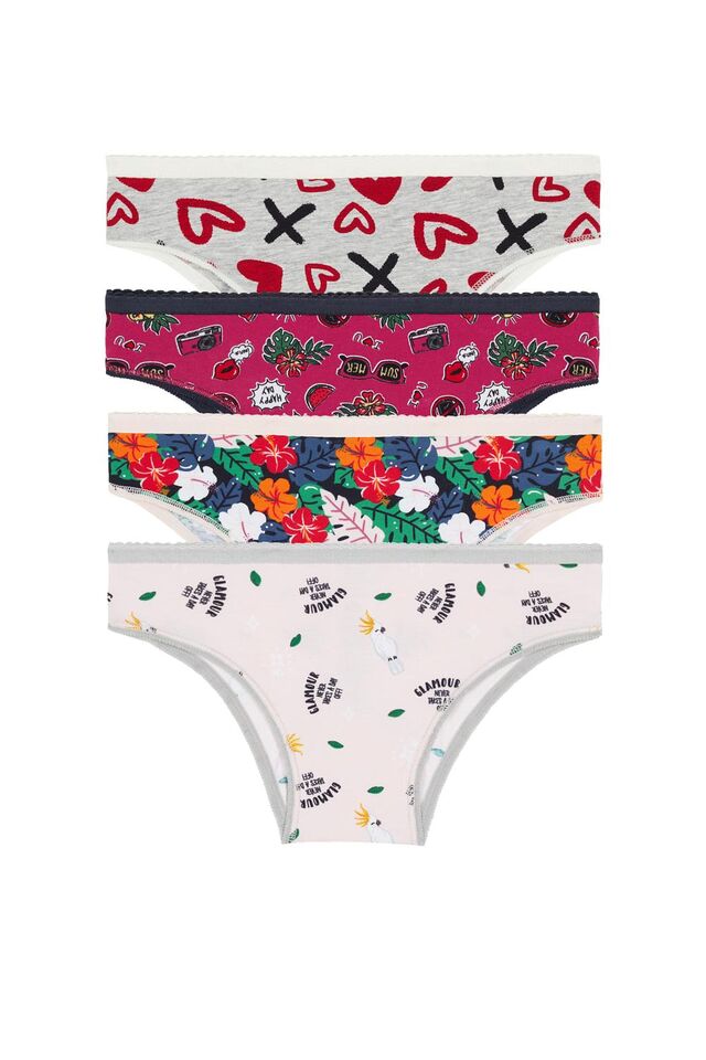 Pack 4 cuecas de algodão, €9,99, Tezenis