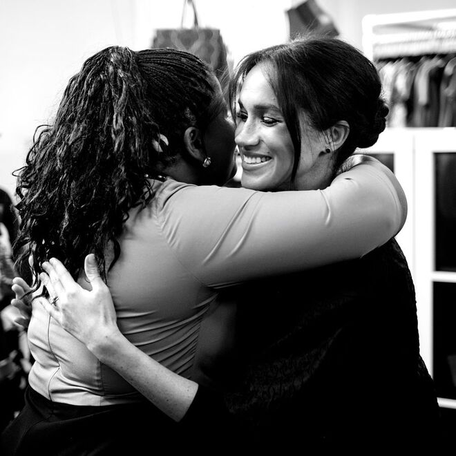 Meghan Markle em visita à instituição de solidariedade Smart Works