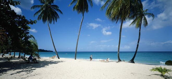 Praia Grand Anse, Grenada | De todas as maravilhosas praias de Grenada esta é considerada a melhor. Possui muita fauna e flora marinhas. Uma curiosidade: foi visitada oficialmente pelo príncipe Harry, em 2016, a propósito do impacto das alterações climáticas no ambiente das Caraíbas.