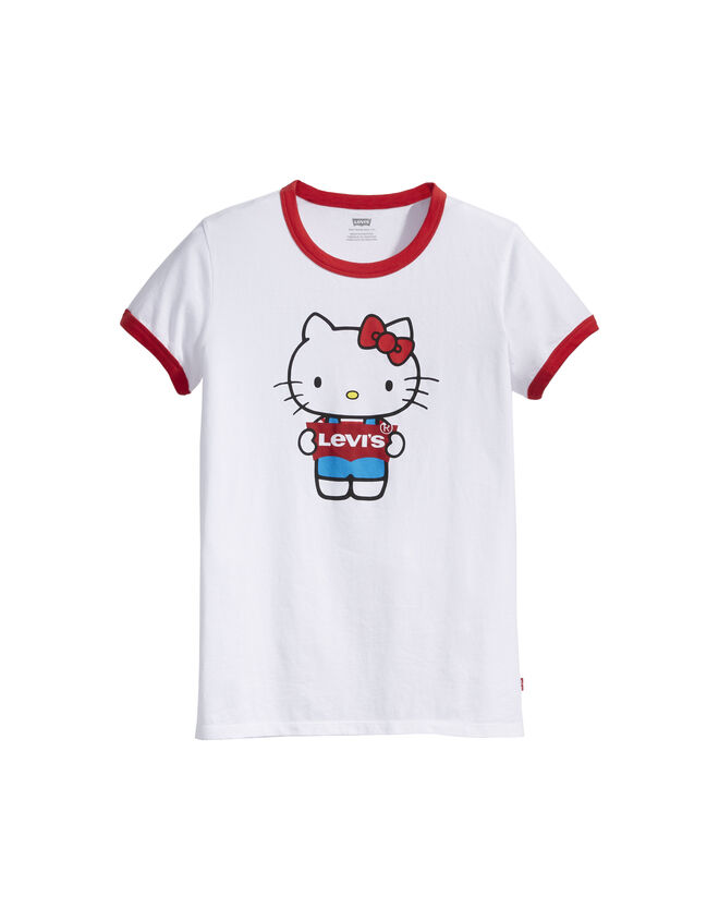 Levi's X Hello Kitty Perfect Ringer Tee, €35, Levi's