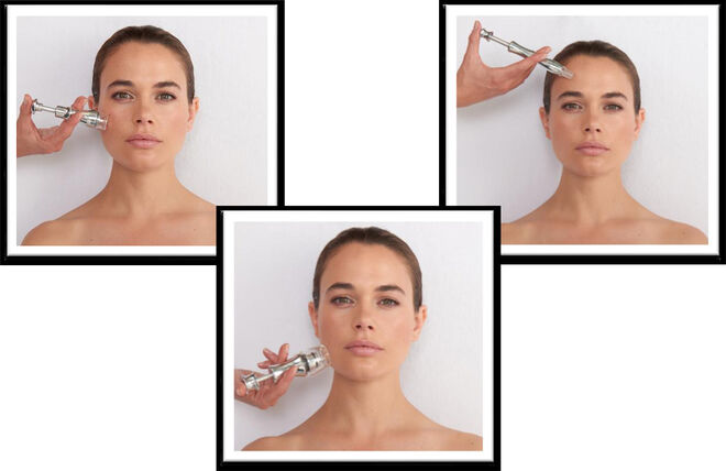 Não é um produto cosmético, mas  sim um cuidado facial profissional instrumentalizado anti-idade. O instrumento de aplicação com três ventosas de dimensões, ergonomia e funcionamento diferenciados tem o objetivo de fazer um lifting, dar densidade e afinar, além de combater as rugas. Cuidado facial Face Palp, 30 minutos, até €45, Thalgo, num centro de estética ou spa