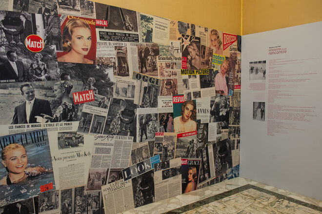 A exposição Mónaco, 6 de maio de 1955. História de um encontro. Palais Princier, Mónaco.