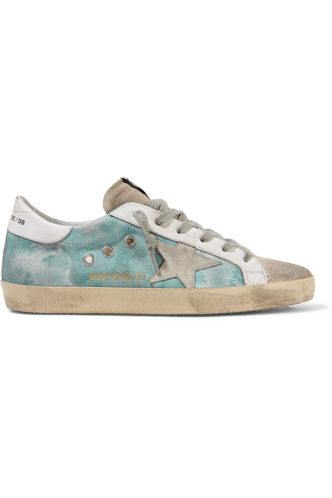 Ténis, €395, Golden Goose, em www.net-a-porter.com