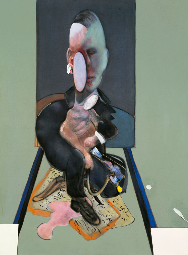 Tríptico, 1976, Francis Bacon.