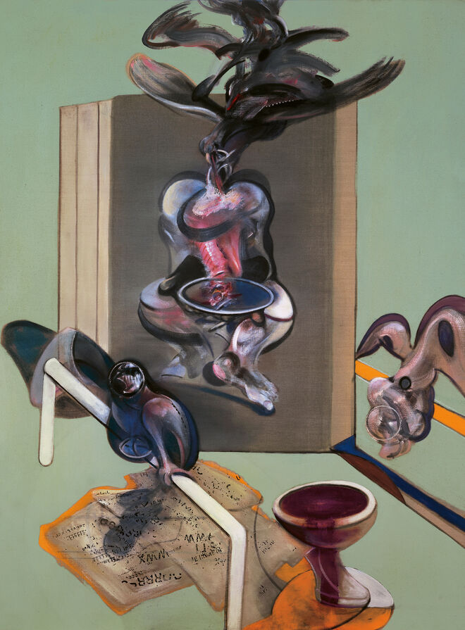 Tríptico, 1976, Francis Bacon.