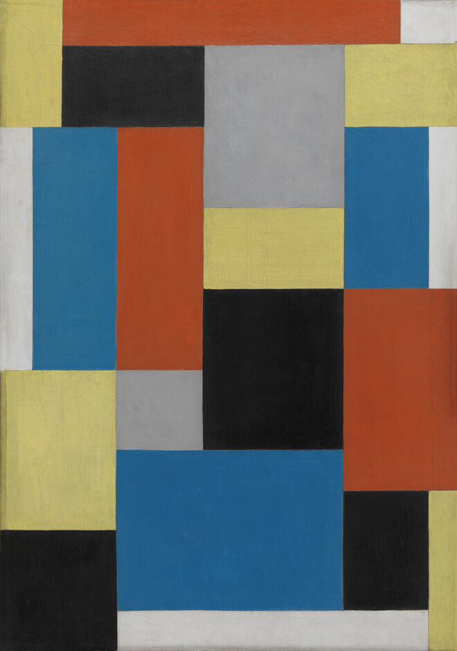 Composition XX, 1920, Theo van Doesburg.

