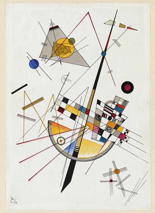 Delicate Tension. No. 85, 1923, Wassily Kandinsky. 