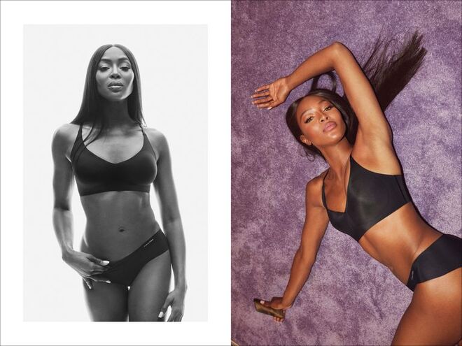 Naomi Campbell na campanha #My Calvins IRL