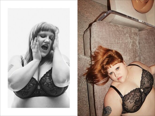 Beth Ditto na campanha #My Calvins IRL