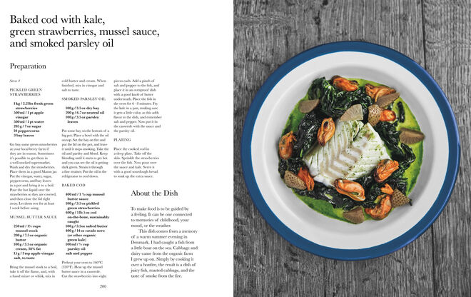 Interior do livro Nordic by Nature. Nordic Cuisine and Culinary Excursions. Borderless Co. & Gestalten