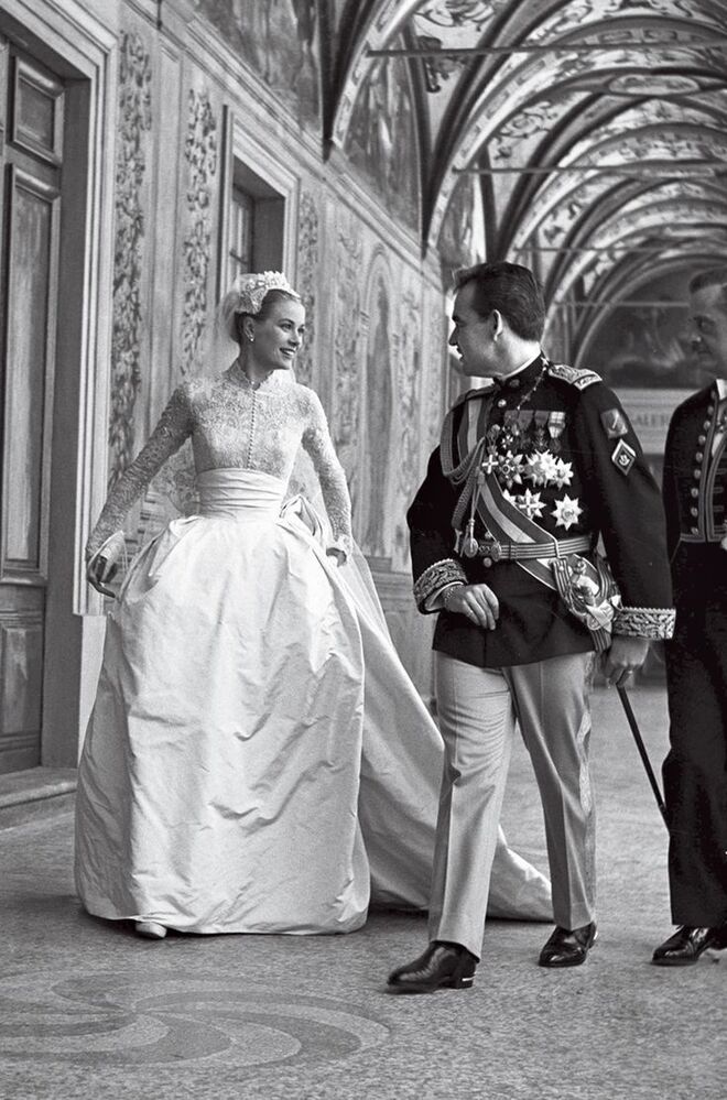 Grace Kelly (1956) Casamento com o Príncipe Rainier do Mónaco