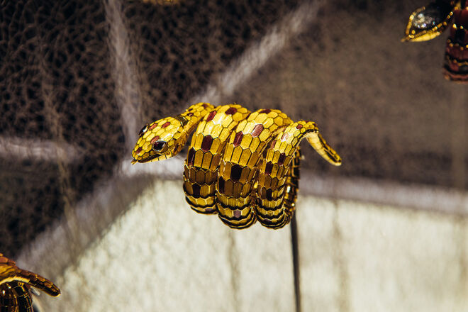 A exposição Bvlgari. The Story, the Dream, em Roma.