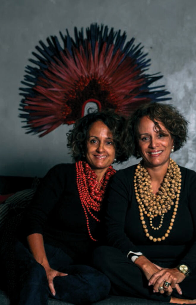 As irmãs gémeas brasileiras Marta e Márcia DeVito 